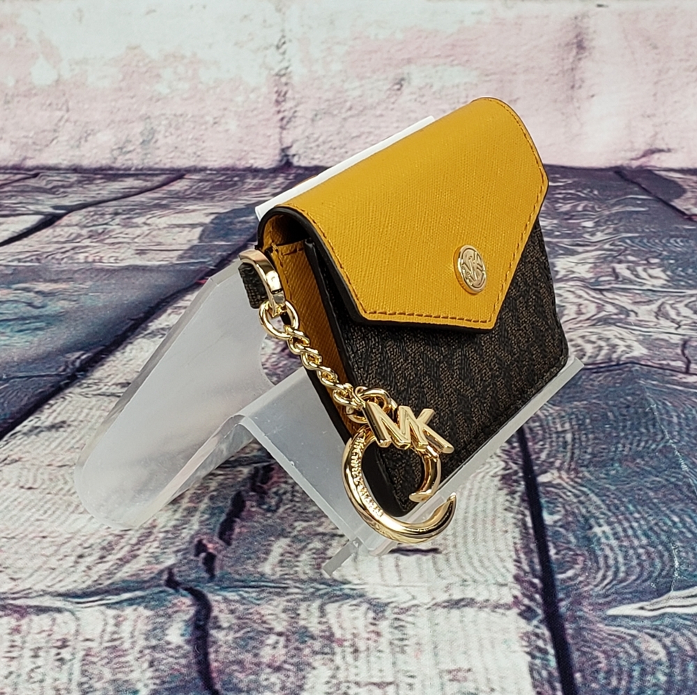 Michael Kors Kala SM Key Ring Card Case Wallet - Picture 2 of 6